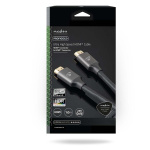 Nedis Ultra High Speed HDMI ™ Cable | HDMI ™ -kontakt | HDMI ™ -kontakt | 8K@60Hz | 48 Gbps | 1.00 m | Rund | 6.3 mm | Gun Metal Grå | Deksel Vindusboks Nedis Ultra High Speed HDMI ™ Cable | HDMI ™ -kontakt | HDMI ™ -kontakt | 8K@60Hz | 48 Gbps | 1.00 m | Rund | 6.3 mm | Gun Metal Grå | Deksel Vindusboks