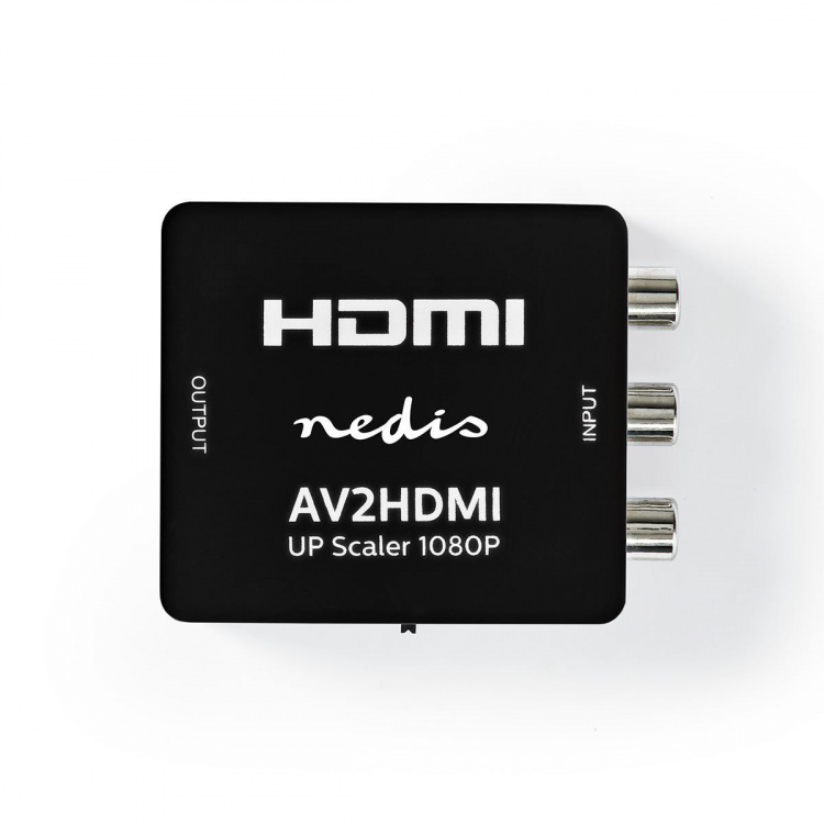 Nedis HDMI ™ Converter | 3x RCA Female | 1x HDMI™ Output | 1-veis | 1080p | 1.65 Gbps | ABS | Antrasitt Nedis HDMI ™ Converter | 3x RCA Female | 1x HDMI™ Output | 1-veis | 1080p | 1.65 Gbps | ABS | Antrasitt