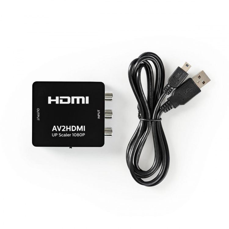 Nedis HDMI ™ Converter | 3x RCA Female | 1x HDMI™ Output | 1-veis | 1080p | 1.65 Gbps | ABS | Antrasitt Nedis HDMI ™ Converter | 3x RCA Female | 1x HDMI™ Output | 1-veis | 1080p | 1.65 Gbps | ABS | Antrasitt