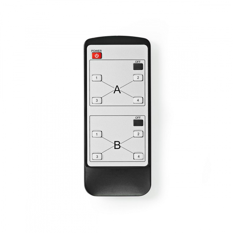 Nedis HDMI ™ Matrix Switch | 4 stk. 2-porters port(s) | 4x HDMI™ Input | 2x HDMI™ Output | 4K@30Hz | 3.4 Gbps | Fjernstyrtkontrolert | Metall | Antrasitt