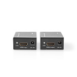 Nedis HDMI ™ Extender | Over Cat6 | Opp til 60.0 m | 1080p | 1.65 Gbps | Metall | Antrasitt