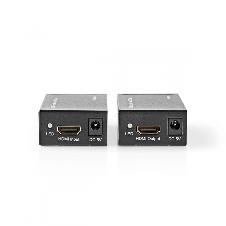 Nedis HDMI ™ Extender | Over Cat6 | Opp til 60.0 m | 1080p | 1.65 Gbps | Metall | Antrasitt