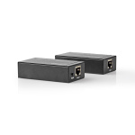 Nedis HDMI ™ Extender | Over Cat6 | Opp til 60.0 m | 1080p | 1.65 Gbps | Metall | Antrasitt