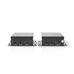 Nedis HDMI ™ Extender | Over Cat6 | Opp til 50.0 m | 4K@30Hz | 10.2 Gbps | IR tilbake funksjon | Metall | Antrasitt