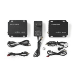 Nedis HDMI ™ Extender | Over Cat6 | Opp til 50.0 m | 4K@30Hz | 10.2 Gbps | IR tilbake funksjon | Metall | Antrasitt