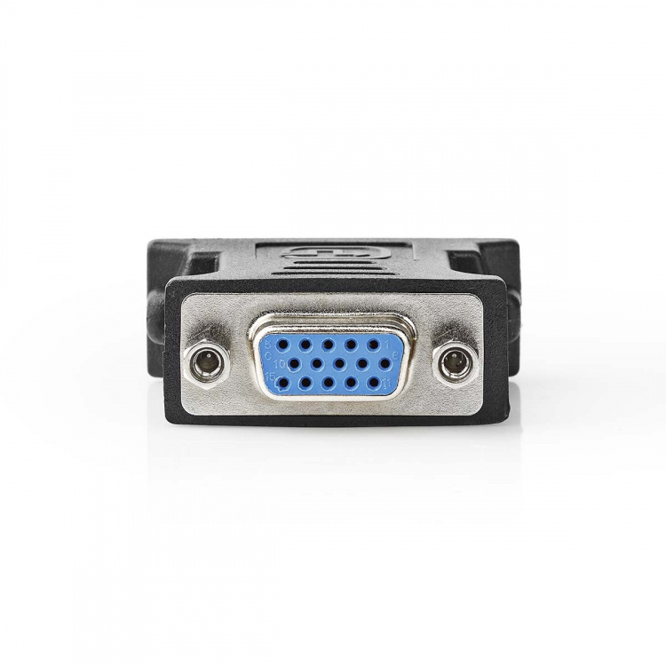 Nedis DVI-adapter | DVI-I 24+5-Pin Han | VGA Hun 15p | Nikkel belagt | Rett | PVC | Sort | Boks Nedis DVI-adapter | DVI-I 24+5-Pin Han | VGA Hun 15p | Nikkel belagt | Rett | PVC | Sort | Boks