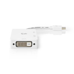 Nedis Displayport-adapter | Mini DisplayPort Han | DVI-D 24+1-Pins Hun / HDMI™ Output / VGA Hun 15p | 4K@60Hz | Nikkel belagt | Kan Veksles | 0.20 m | Rund | ABS | ABS | Hvit | Boks