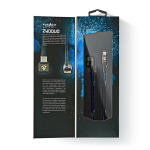 Nedis USB-kabel | USB 2.0 | USB-C™ Hann | USB-C™ Hann | 480 Mbps | Gull belagt | 1.00 m | Rund | Flettet / Nylon | Blå / Sort | Deksel Vindusboks Nedis USB-kabel | USB 2.0 | USB-C™ Hann | USB-C™ Hann | 480 Mbps | Gull belagt | 1.00 m | Rund | Flettet / Nylon | Blå / Sort | Deksel Vindusboks