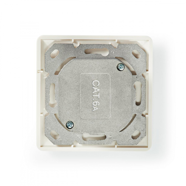 Nedis Nettverksveggboks | Innfelt montering | 2-Port port(s) | CAT6a | Rett | Hunn | Gull belagt | PVC | Hvit | Konvolutt Nedis Nettverksveggboks | Innfelt montering | 2-Port port(s) | CAT6a | Rett | Hunn | Gull belagt | PVC | Hvit | Konvolutt