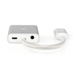 Nedis VGA-adapter | HDMI ™ -kontakt | VGA Hun 15p | Gull belagt | Rett | Aluminium | Sølv | Deksel Vindusboks