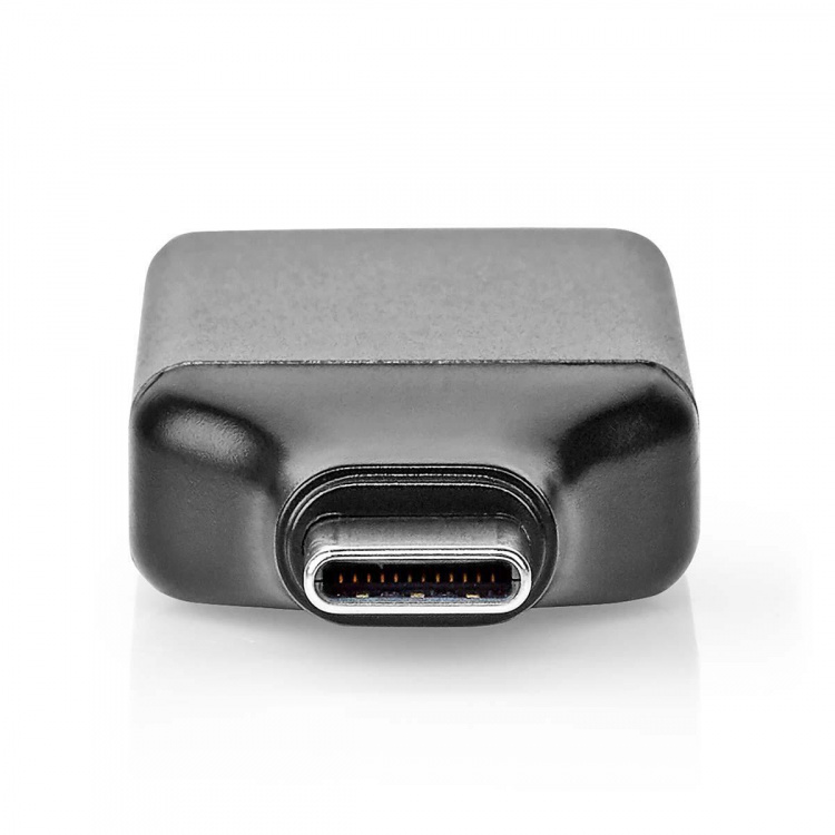 Nedis USB-C™ Adapter | USB 3.2 Gen 1 | USB-C™ Hann | DisplayPort Hun | 4K@60Hz | Rund | Nikkel belagt | Grå / Sort | Konvolutt Nedis USB-C™ Adapter | USB 3.2 Gen 1 | USB-C™ Hann | DisplayPort Hun | 4K@60Hz | Rund | Nikkel belagt | Grå / Sort | Konvolutt