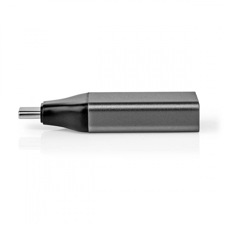 Nedis USB-C™ Adapter | USB 3.2 Gen 1 | USB-C™ Hann | DisplayPort Hun | 4K@60Hz | Rund | Nikkel belagt | Grå / Sort | Konvolutt Nedis USB-C™ Adapter | USB 3.2 Gen 1 | USB-C™ Hann | DisplayPort Hun | 4K@60Hz | Rund | Nikkel belagt | Grå / Sort | Konvolutt