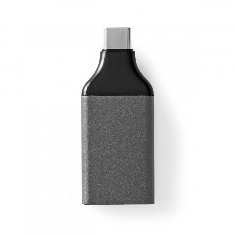 Nedis USB-C™ Adapter | USB 3.2 Gen 1 | USB-C™ Hann | DisplayPort Hun | 4K@60Hz | Rund | Nikkel belagt | Grå / Sort | Konvolutt Nedis USB-C™ Adapter | USB 3.2 Gen 1 | USB-C™ Hann | DisplayPort Hun | 4K@60Hz | Rund | Nikkel belagt | Grå / Sort | Konvolutt