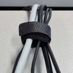 Nedis Kabel Ledelse | Hook og Loop | Låst | 6 stk. | Nylon | Sort