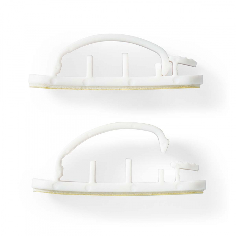 Nedis Kabel Ledelse | Kabelklips | Låst | 3 stk. | Antall plasser: 3 Spor | Maksimal kabeltykkelse: 7.5 mm | Polypropylene | Hvit Nedis Kabel Ledelse | Kabelklips | Låst | 3 stk. | Antall plasser: 3 Spor | Maksimal kabeltykkelse: 7.5 mm | Polypropylene | Hvit