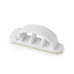 Nedis Kabel Ledelse | Kabelklips | Låst | 3 stk. | Antall plasser: 3 Spor | Maksimal kabeltykkelse: 7.5 mm | Polypropylene | Hvit Nedis Kabel Ledelse | Kabelklips | Låst | 3 stk. | Antall plasser: 3 Spor | Maksimal kabeltykkelse: 7.5 mm | Polypropylene | Hvit