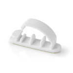 Nedis Kabel Ledelse | Kabelklips | Låst | 3 stk. | Antall plasser: 3 Spor | Maksimal kabeltykkelse: 7.5 mm | Polypropylene | Hvit Nedis Kabel Ledelse | Kabelklips | Låst | 3 stk. | Antall plasser: 3 Spor | Maksimal kabeltykkelse: 7.5 mm | Polypropylene | Hvit