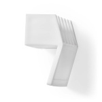 Nedis Kabel Ledelse | Kabelklips | Klikk og Go | 2 stk. | Antall plasser: 5 Spor | Maksimal kabeltykkelse: 7.1 mm | Polypropylene | Hvit