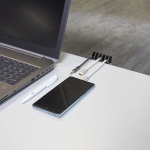 Nedis Kabel Ledelse | Kabelklips | Klikk og Go | 2 stk. | Antall plasser: 5 Spor | Maksimal kabeltykkelse: 7.1 mm | Polypropylene | Sort Nedis Kabel Ledelse | Kabelklips | Klikk og Go | 2 stk. | Antall plasser: 5 Spor | Maksimal kabeltykkelse: 7.1 mm | Polypropylene | Sort