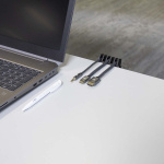 Nedis Kabel Ledelse | Kabelklips | Klikk og Go | 2 stk. | Antall plasser: 5 Spor | Maksimal kabeltykkelse: 7.1 mm | Polypropylene | Sort Nedis Kabel Ledelse | Kabelklips | Klikk og Go | 2 stk. | Antall plasser: 5 Spor | Maksimal kabeltykkelse: 7.1 mm | Polypropylene | Sort