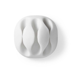 Nedis Kabel Ledelse | Kabelklips | Klikk og Go | 4 stk. | Antall plasser: 3 Spor | Maksimal kabeltykkelse: 5.3 mm | TPE | Hvit Nedis Kabel Ledelse | Kabelklips | Klikk og Go | 4 stk. | Antall plasser: 3 Spor | Maksimal kabeltykkelse: 5.3 mm | TPE | Hvit