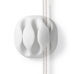 Nedis Kabel Ledelse | Kabelklips | Klikk og Go | 4 stk. | Antall plasser: 3 Spor | Maksimal kabeltykkelse: 5.3 mm | TPE | Hvit Nedis Kabel Ledelse | Kabelklips | Klikk og Go | 4 stk. | Antall plasser: 3 Spor | Maksimal kabeltykkelse: 5.3 mm | TPE | Hvit