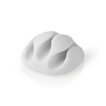 Nedis Kabel Ledelse | Kabelklips | Klikk og Go | 4 stk. | Antall plasser: 3 Spor | Maksimal kabeltykkelse: 5.3 mm | TPE | Hvit Nedis Kabel Ledelse | Kabelklips | Klikk og Go | 4 stk. | Antall plasser: 3 Spor | Maksimal kabeltykkelse: 5.3 mm | TPE | Hvit