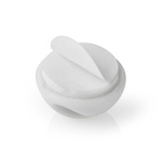 Nedis Kabel Ledelse | Kabelklips | Klikk og Go | 6 stk. | Antall plasser: 2 Spor | Maksimal kabeltykkelse: 5.3 mm | TPE | Hvit