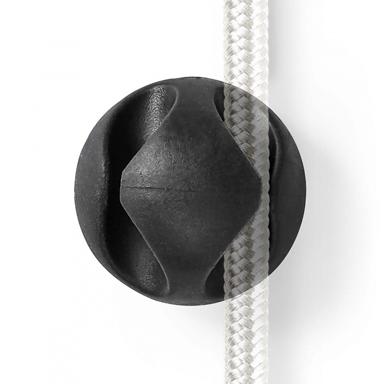 Nedis Kabel Ledelse | Kabelklips | Klikk og Go | 6 stk. | Antall plasser: 2 Spor | Maksimal kabeltykkelse: 5.3 mm | TPE | Sort Nedis Kabel Ledelse | Kabelklips | Klikk og Go | 6 stk. | Antall plasser: 2 Spor | Maksimal kabeltykkelse: 5.3 mm | TPE | Sort