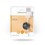 Nedis Kabel Ledelse | Kabelklips | Klikk og Go | 6 stk. | Antall plasser: 2 Spor | Maksimal kabeltykkelse: 5.3 mm | TPE | Sort Nedis Kabel Ledelse | Kabelklips | Klikk og Go | 6 stk. | Antall plasser: 2 Spor | Maksimal kabeltykkelse: 5.3 mm | TPE | Sort