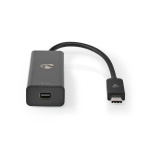 Nedis USB-C™ Adapter | USB 3.2 Gen 1 | USB-C™ Hann | Mini DisplayPort Hun | 8K@60Hz | 0.20 m | Rund | Nikkel belagt | PVC | Sort | Boks Nedis USB-C™ Adapter | USB 3.2 Gen 1 | USB-C™ Hann | Mini DisplayPort Hun | 8K@60Hz | 0.20 m | Rund | Nikkel belagt | PVC | Sort | Boks