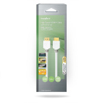 Nedis High Speed HDMI ™ kabel med Ethernet | HDMI ™ -kontakt | HDMI ™ -kontakt | 4K@60Hz | ARC | 18 Gbps | 3.00 m | Rund | PVC | Hvit | Boks Nedis High Speed HDMI ™ kabel med Ethernet | HDMI ™ -kontakt | HDMI ™ -kontakt | 4K@60Hz | ARC | 18 Gbps | 3.00 m | Rund | PVC | Hvit | Boks