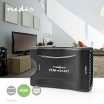 Nedis HDMI ™ Converter | HDMI™ Input | SCART Female | 1-veis | 1080p | 1.2 Gbps | ABS | Sort