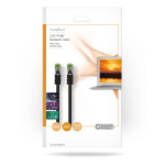 Nedis CAT7 nettverkskabel | S/FTP | RJ45 Han | RJ45 Han | 3.00 m | Snagless | Rund | LSZH | Sort | Konvolutt