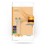 Nedis CAT7 nettverkskabel | S/FTP | RJ45 Han | RJ45 Han | 3.00 m | Snagless | Rund | LSZH | Hvit | Boks