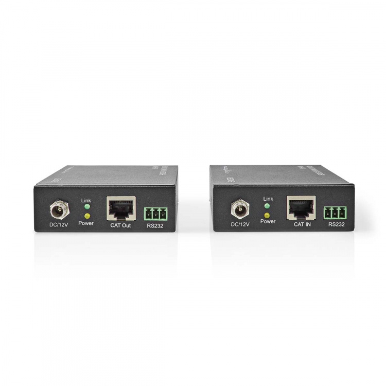 Nedis HDMI ™ Extender | Over Cat6 | Opp til 60.0 m | 4K@60Hz | 18 Gbps | Metall | Antrasitt Nedis HDMI ™ Extender | Over Cat6 | Opp til 60.0 m | 4K@60Hz | 18 Gbps | Metall | Antrasitt