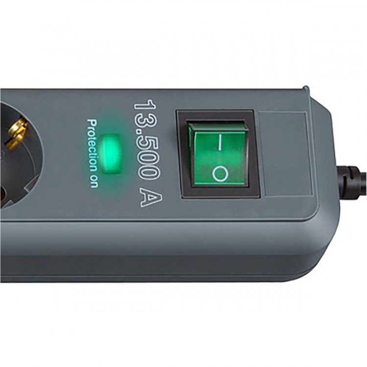 brennenstuhl Overspenning Beskyttet Forlengelse Stikkontakt Eco-Line 6-Vei1.50 m - Beskyttende Kontakt