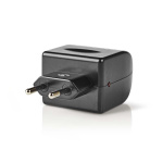 Nedis Strøm Socket Adapter | Euro / Type C (CEE 7/16) | 100 - 240 V AC 50/60 Hz | 12 V DC | 6 W | Nettstrøm drevet | 0.3 A | Sort | Plast Nedis Strøm Socket Adapter | Euro / Type C (CEE 7/16) | 100 - 240 V AC 50/60 Hz | 12 V DC | 6 W | Nettstrøm drevet | 0.3 A | Sort | Plast
