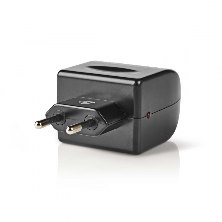 Nedis Strøm Socket Adapter | Euro / Type C (CEE 7/16) | 100 - 240 V AC 50/60 Hz | 12 V DC | 6 W | Nettstrøm drevet | 0.3 A | Sort | Plast Nedis Strøm Socket Adapter | Euro / Type C (CEE 7/16) | 100 - 240 V AC 50/60 Hz | 12 V DC | 6 W | Nettstrøm drevet | 0.3 A | Sort | Plast