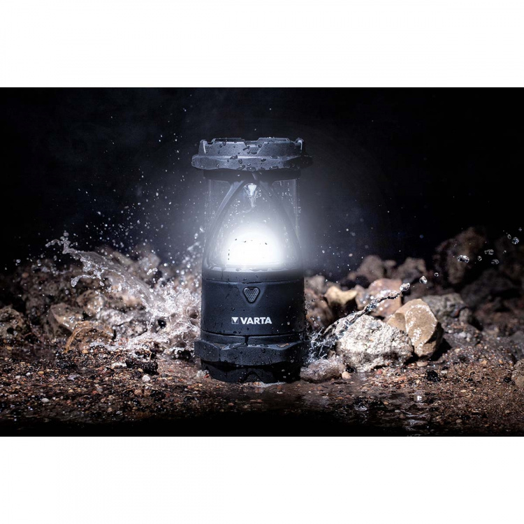 Varta LED lommelykt | Batteri drevet | 6x AA/LR6 | Nominell lysfluks: 450 lm | Lysrekkevidde: 20 m | Strålevinkel: 360 ° Varta LED lommelykt | Batteri drevet | 6x AA/LR6 | Nominell lysfluks: 450 lm | Lysrekkevidde: 20 m | Strålevinkel: 360 °