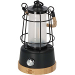 brennenstuhl Oppladbar campinglampe CAL 1 med hampetau og bambussokkel (370 lm, IP44, brenntid opptil 75 timer, dimbar, justerbar lysfarge)