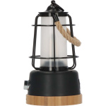 brennenstuhl Oppladbar campinglampe CAL 1 med hampetau og bambussokkel (370 lm, IP44, brenntid opptil 75 timer, dimbar, justerbar lysfarge)