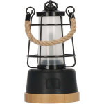 brennenstuhl Oppladbar campinglampe CAL 1 med hampetau og bambussokkel (370 lm, IP44, brenntid opptil 75 timer, dimbar, justerbar lysfarge)