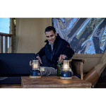 brennenstuhl Oppladbar campinglampe CAL 1 med hampetau og bambussokkel (370 lm, IP44, brenntid opptil 75 timer, dimbar, justerbar lysfarge)