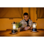 brennenstuhl Oppladbar campinglampe CAL 1 med hampetau og bambussokkel (370 lm, IP44, brenntid opptil 75 timer, dimbar, justerbar lysfarge)