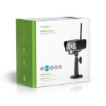 Nedis Digital Wireless Camera | Wi-Fi | VGA | Innendørs og Utendørs | Nattsyn: 5.00 m | Betraktningsvinkel: 73 ° | Sort | IP54