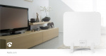 Nedis innendørs antenne | Aktiv | FM / UHF / VHF | Mottaksområde: 0-25 km | LTE700 | Forsterkning: 30 dB | ABS | Hvit