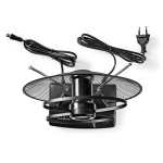 Nedis innendørs antenne | Aktiv | FM / UHF / VHF | Mottaksområde: 0-25 km | LTE700 | Forsterkning: 36 dB | Forsterkningskontroll | ABS | Sort