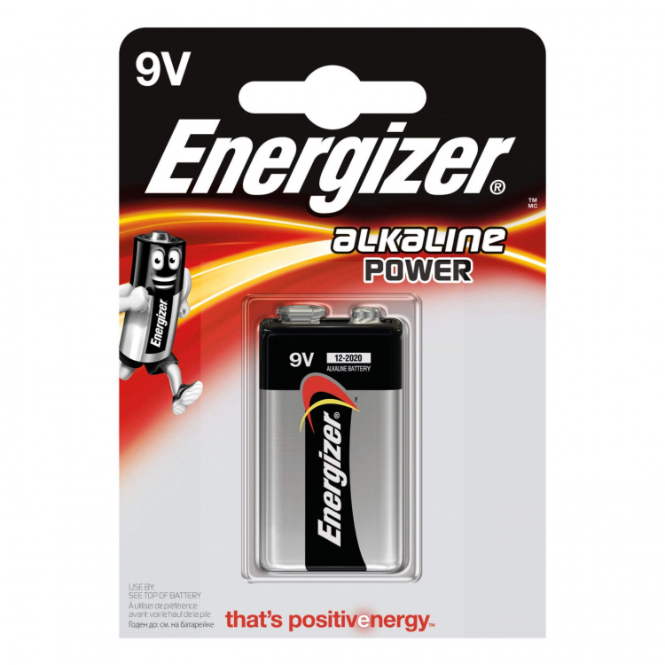 Energizer Batteri 9V/6LR61 Alkaline Power 1-pak