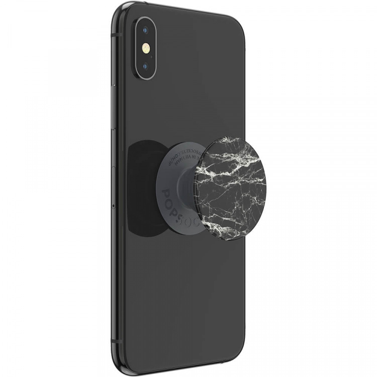 PopSockets Basic Grip Black Modern Marble
